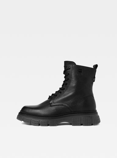 Radar High Tumbled Leather Boots